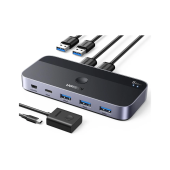 Переключатель UGREEN CM662 3USB-A+1USB-C Sharing Switch 2 15705