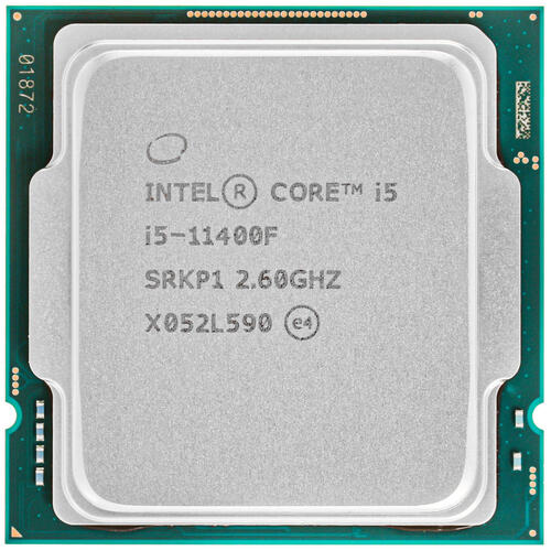 Процессор Intel Core i5-11400F [LGA 1200, 6 x 2600 МГц, TDP 65 Вт, OEM]