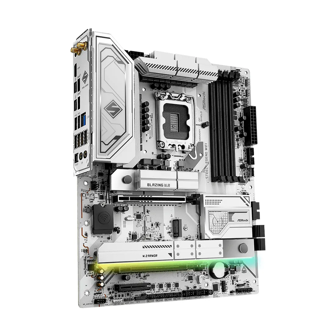 Материнская плата ASRock Z890 STEEL LEGEND WIFI [LGA 1851, Intel Z890, 4xDDR 5, 4xM.2, 2xPCI-E x16, Standard-ATX]