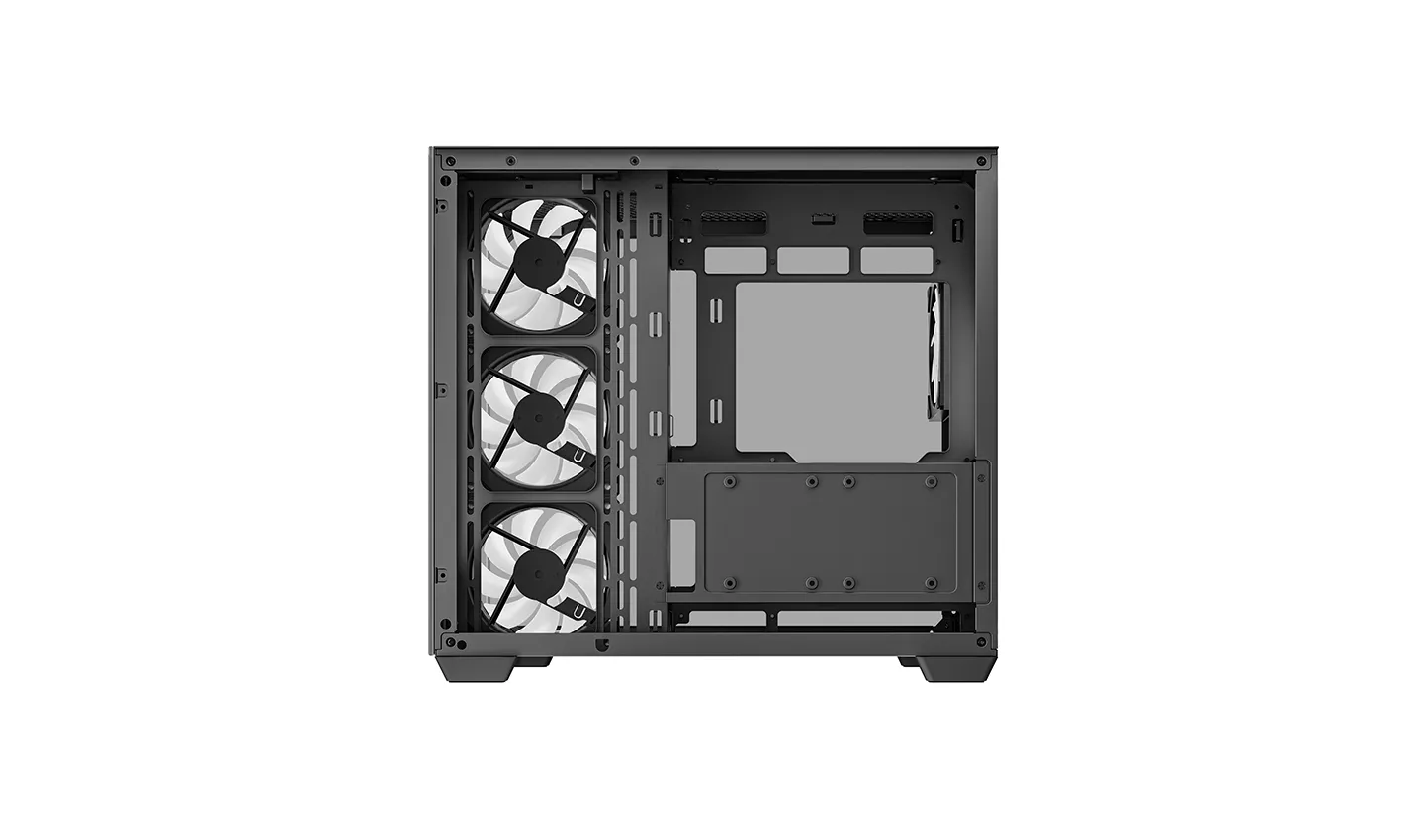 Корпус DeepCool CG530 4F (R-CG530-BKADA4-G-1) [Midi Tower, 4x 120 мм ARGB, черный]