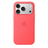 iPhone 17 Pro Silicone Case with MagSafe (MHW04ZM/A) - Bright Guava, Model A3559