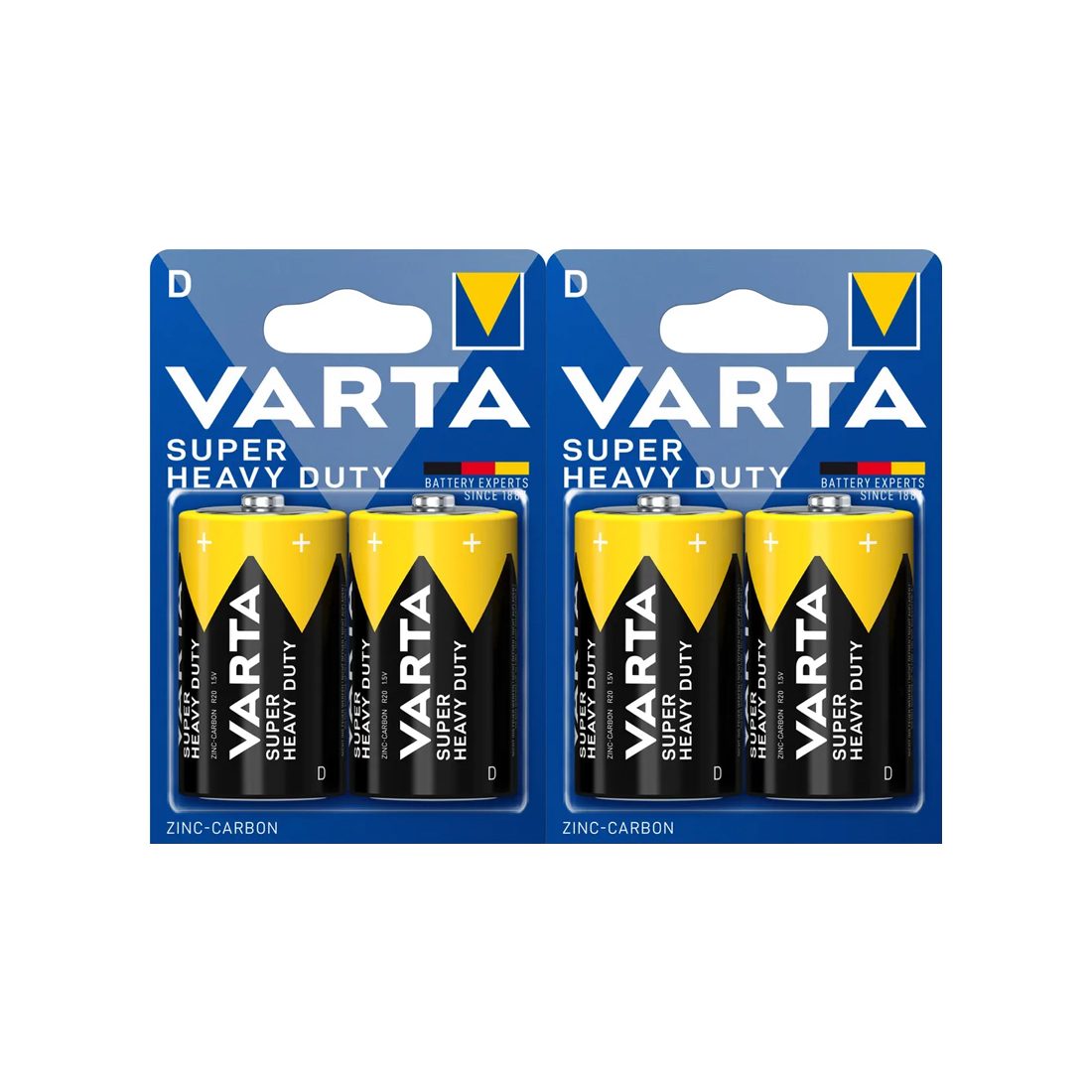 Батарейка VARTA Superlife Mono 1.5V - R20P/D 2 шт. в блистере - купить ...