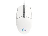 Мышь Logitech G102 LightSync (910-005824) [проводная, светодиодная, 8000 DPI, 1000 Гц, подсветка, белый]