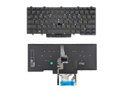Клавиатура для ноутбука Dell Latitude E5450/ E5470/ E7450/ E7470, RU, подсветка, черная