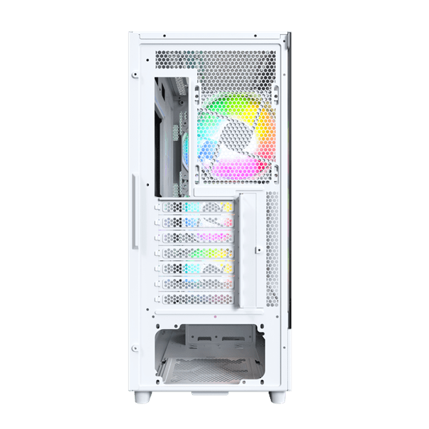 Корпус Montech X5 (W) [Midi Tower, 3 × 140 мм, 1 × 120 мм, Белый]