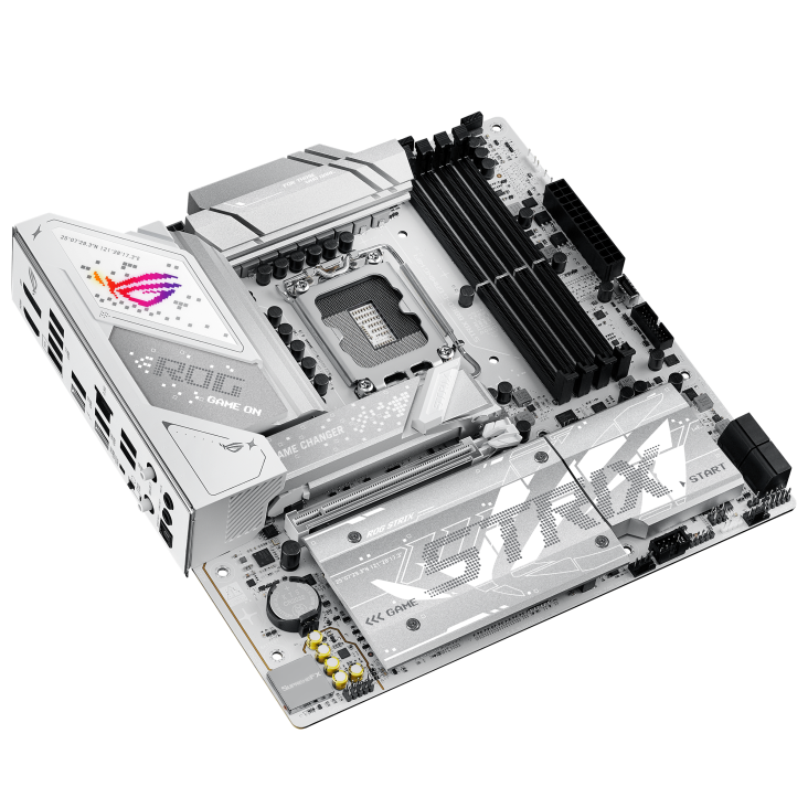 Материнская плата Asus ROG STRIX B860-G GAMING WIFI [LGA 1851, Intel B860, 4xDDR 5, 4xM.2, 1xPCI-E x16, Micro-ATX]