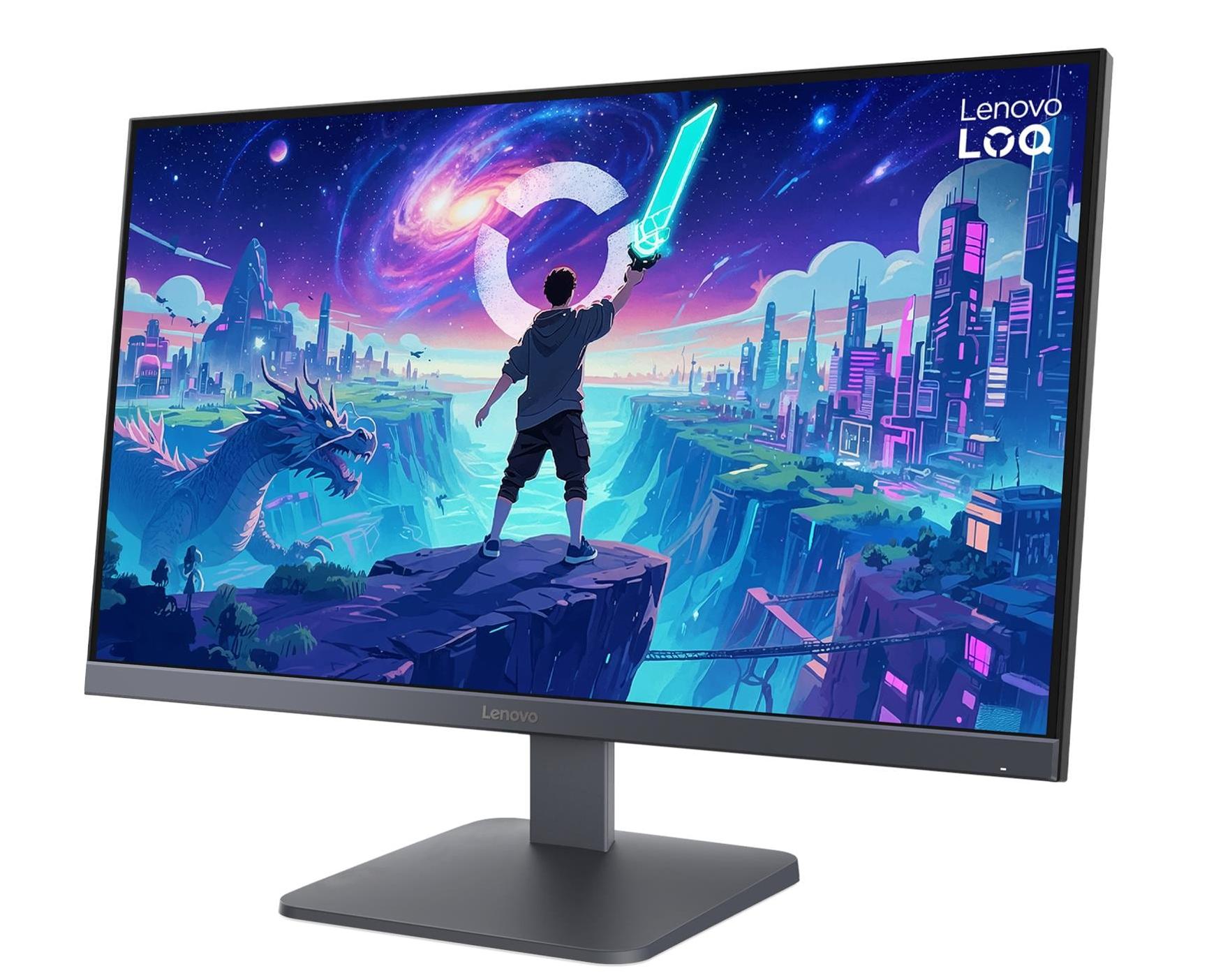 Монитор Lenovo LOQ 27Q-10 (68F3GACBEU) [27", IPS, 2560x1440, 180 Гц, 0.5 мс, HDMI x2, DisplayPort]