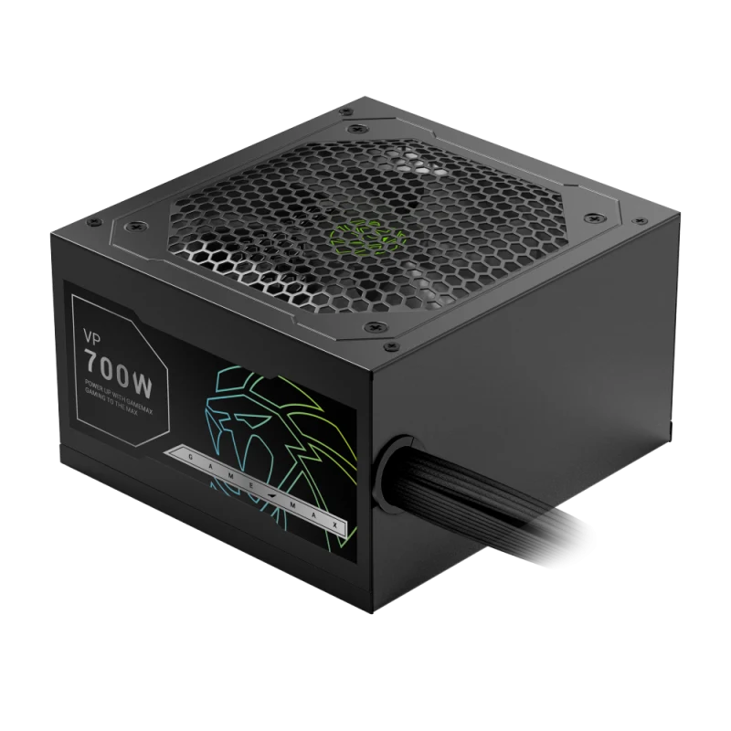 Блок питания GameMax VP 700S Standard (2124-0700R0054) [700 Вт, 80 PLUS Standart, 2x SATA, 1x 6+2 pin PCIe, 1x 4+4 pin CPU, ATX]