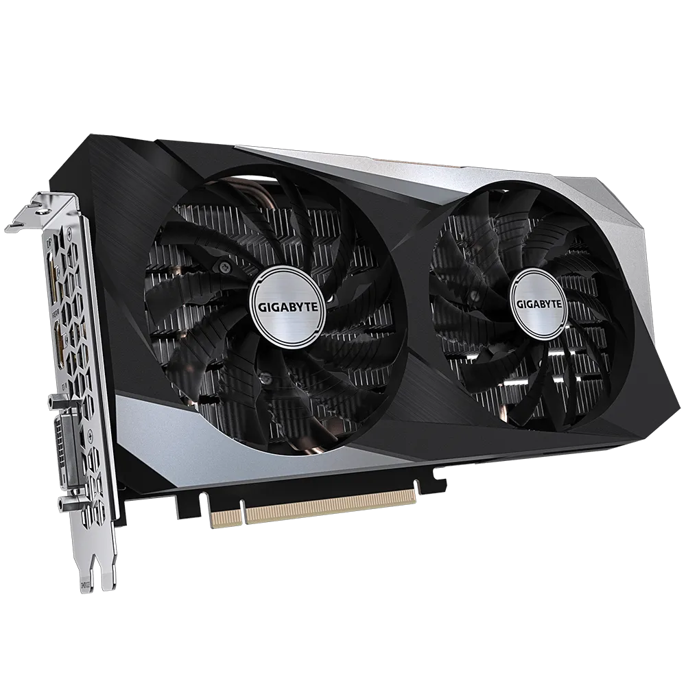 Видеокарта Gigabyte RTX 3050 WINDFORCE OC (GV-N3050WF2OC-8GD) [8 ГБ, GDDR6, 256 бит, 1792 МГц, HDMI, DisplayPort (3 шт)]