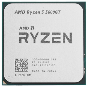 Процессор AMD Ryzen 5 5600GT (100-000001488) [AM4, 6 ядер, 3600 МГц, TDP 65 Вт, OEM]
