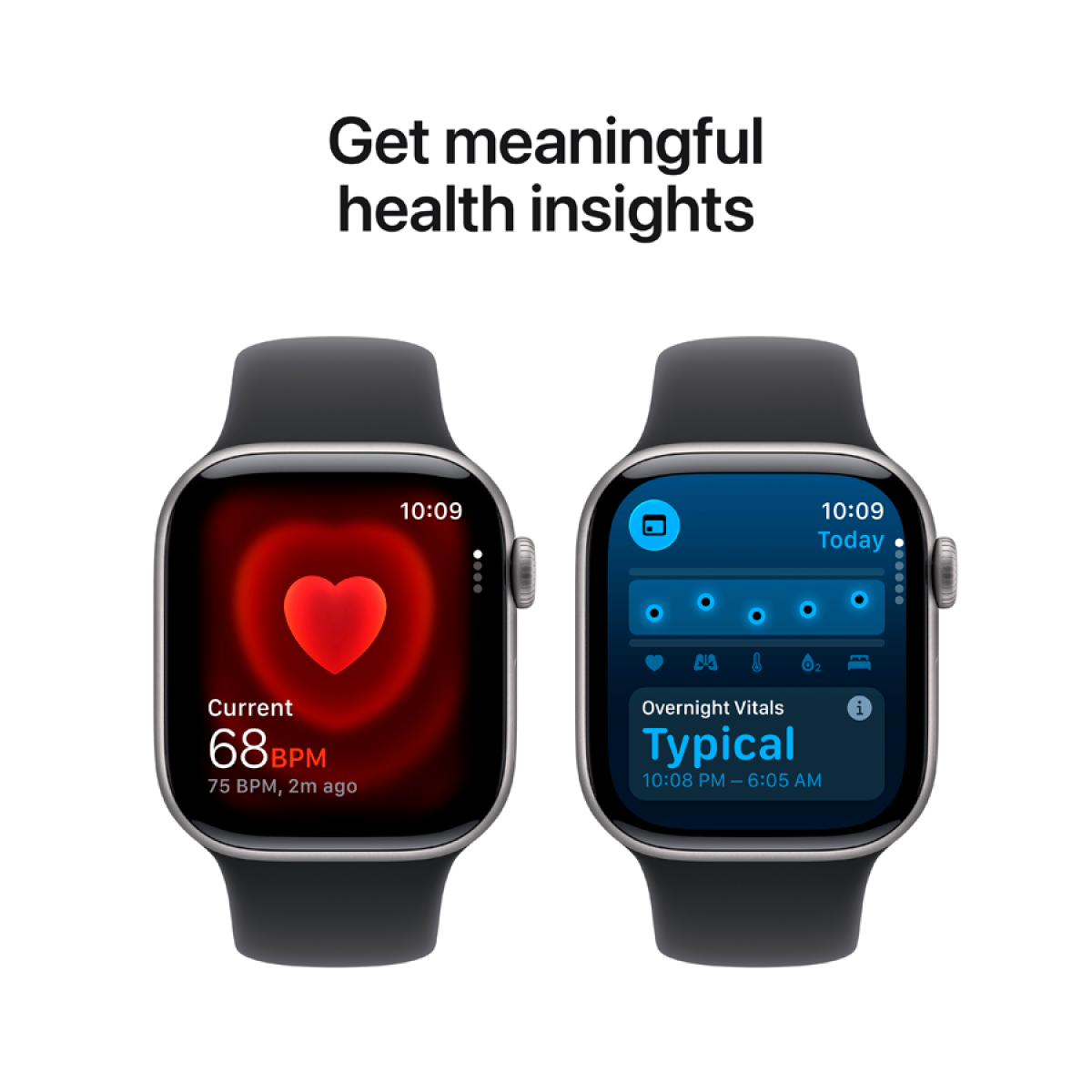 Apple Watch Series 11 GPS 42mm (MEQW4RK/A) Space Grey Aluminium Case with Black Sport Band - S/M, Model A3331, серебристый + черный