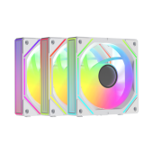 Комплект вентиляторов для корпуса Ocypus Gamma F12 UNI WH ARGB REVERSE BLADE 3-IN-1 3x [123 x 120 мм, 1800 об/мин, 53 CFM, 31 дБ, PWM]