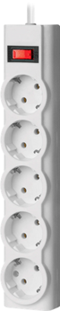 Сетевой фильтр Defender ILS 355 5 розеток, 5 м, белый