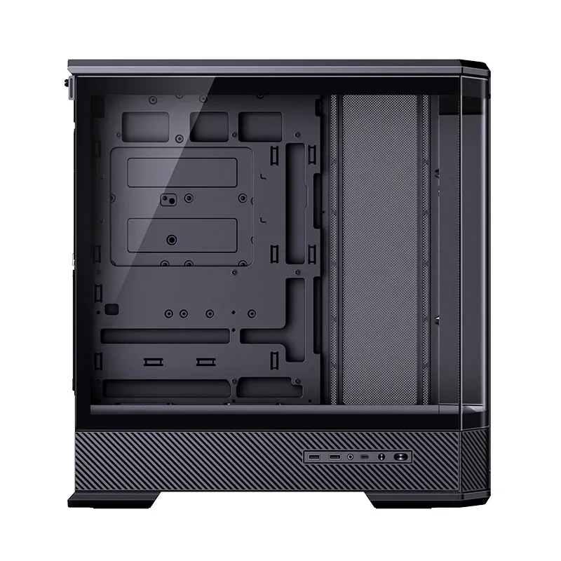 Корпус Jonsbo D400 Black [Midi Tower, Без вентиляторов, черный]