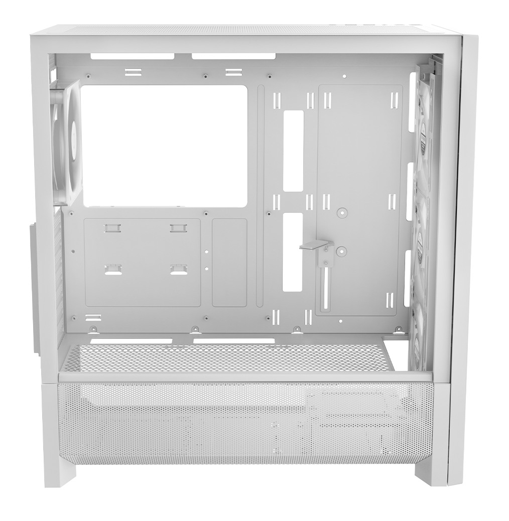 Корпус Ocypus Delta C70 (Delta-C70-WHG400XX-GL) [Midi Tower, 4 x 120 мм ARGB, белый]