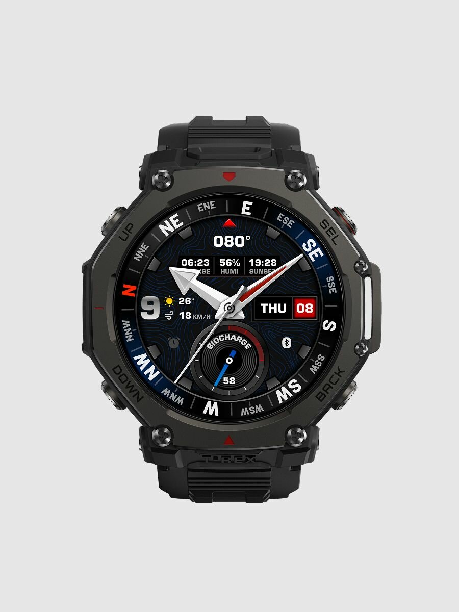 Смарт часы Amazfit T-Rex 3 Pro 48 mm Черный