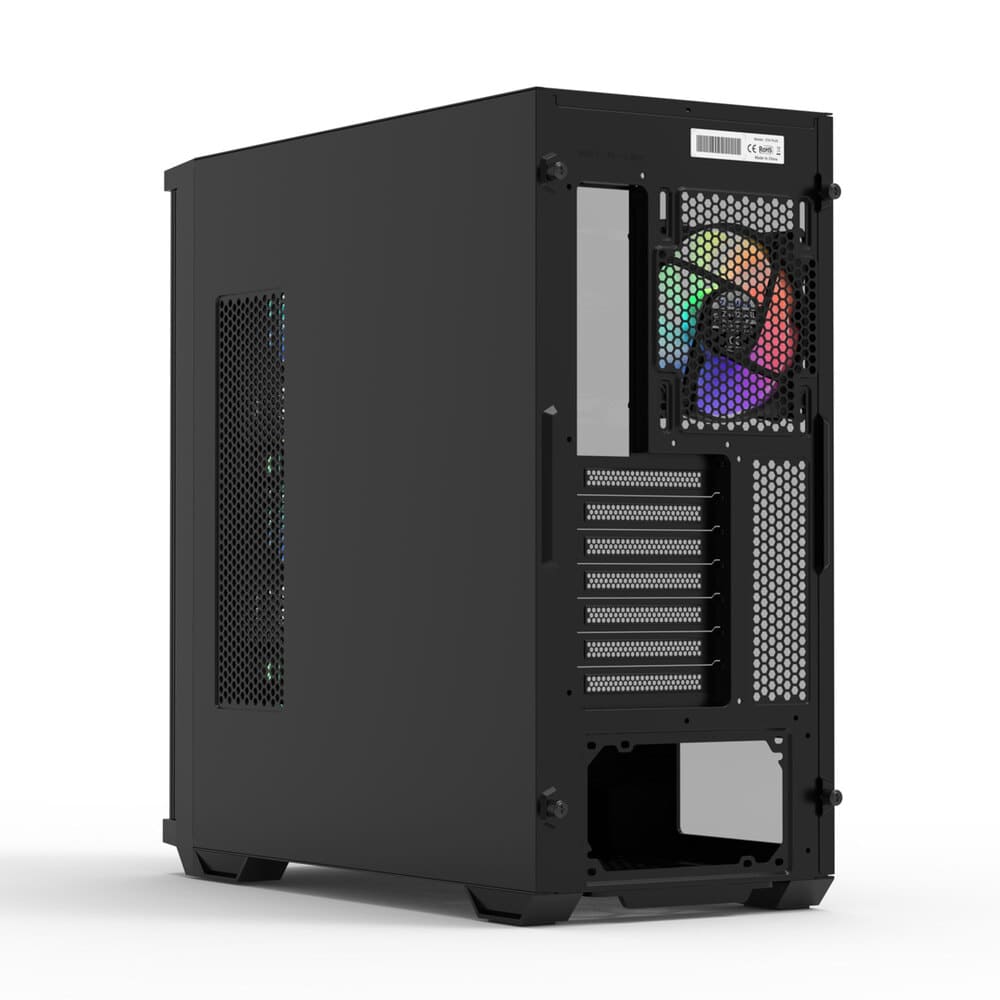 Корпус Zalman Z10 Plus [Midi Tower, 1 x 120 мм, 3 x 140 мм, черный]