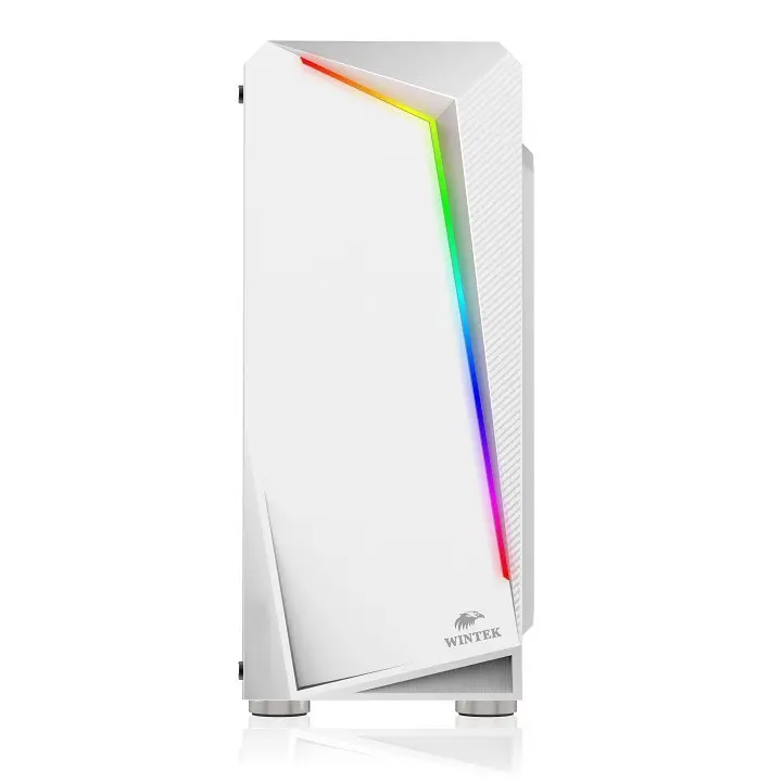 Корпус Wintek Crystal D533-W TG, Midi tower - купить в интернет-магазине Forcecom.kz Корпус Wintek Crystal D533-W TG, Midi tower