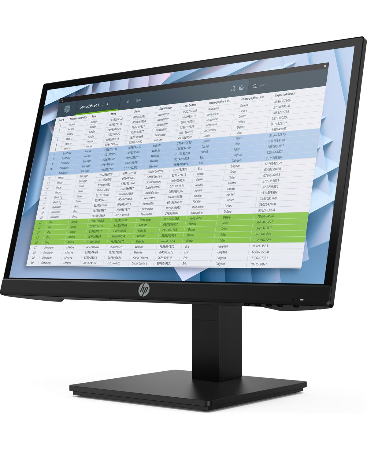 Монитор HP P22 (1A7E4AA), [21.5" IPS, 1920x1080, 60 Гц, 5 мс, VGA (D-Sub), HDMI, DisplayPort]