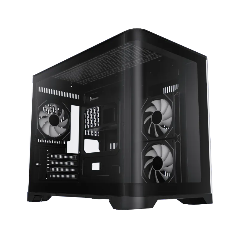 Корпус GameMax HYPE-M Black (9101-0000R0185) [Mini Tower, 1 x 120 мм, черный]