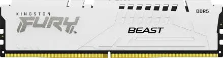 Комплект оперативной памяти Kingston FURY Beast White (KF568C34BWEK2-32) [32 ГБ, DDR 5, 6800 МГц, 1.4 В, KIT]