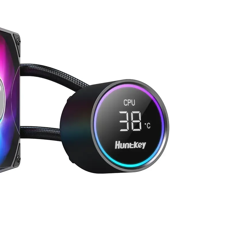 Система охлаждения HuntKey GX360R Blacktip Shark [120 мм, 1800 об/мин, 31 dBA, 4 pin]