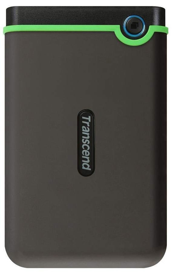 Внешний жесткий диск 2.5", 1 TB, Transcend, Store Jet TS1TSJ25M3S, USB 3.0, черно-зеленый