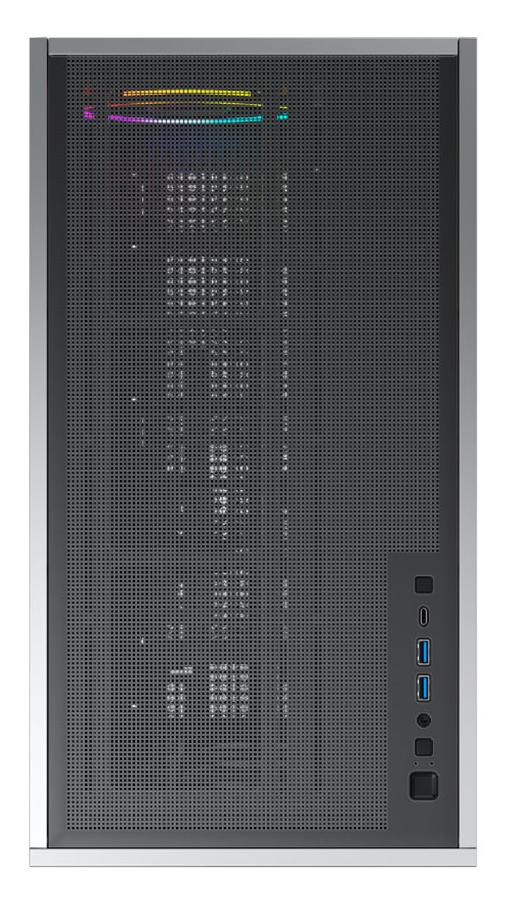 Корпус 1stPlayer IF8 (IF8-BK-4FO7-14) [Midi Tower, 4 x 120 мм, черный]