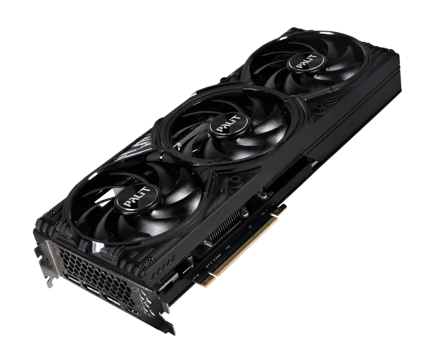 Видеокарта Palit RTX5070 GAMINGPRO-S OC 12GB (NE75070T19K9-GB2050U) [12 ГБ, GDDR7, 192 бит, HDMI, DisplayPort (3 шт)]