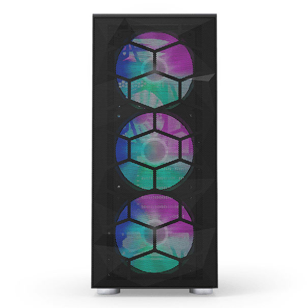 Корпус Montech X3 MESH (B) [Midi Tower, 3 × 120 мм, 3 × 140 мм, Черный]