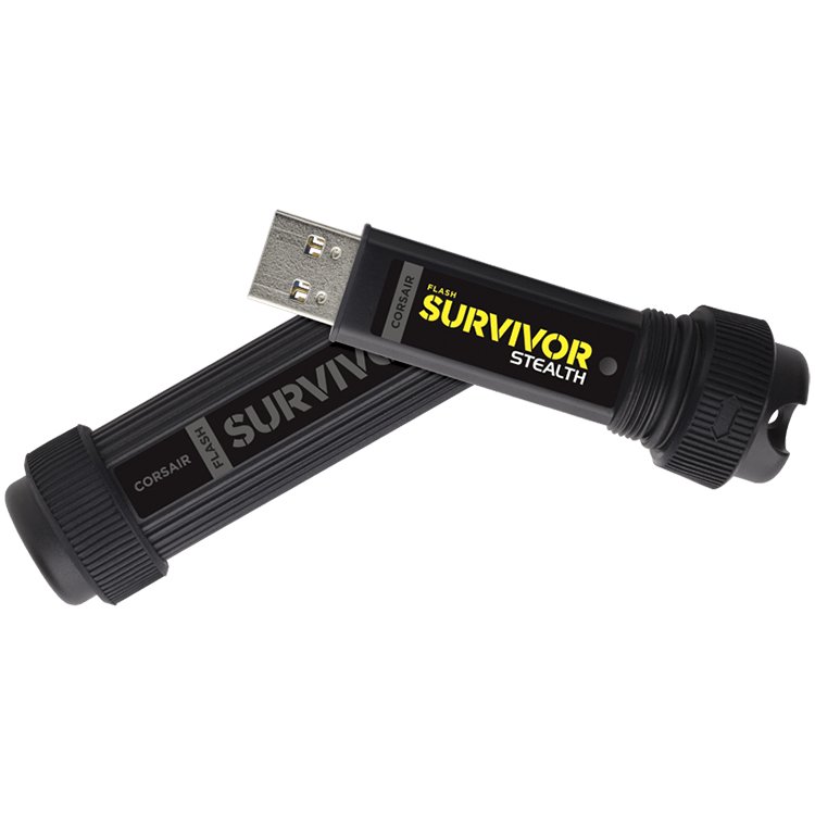 USB Флеш CORSAIR Flash Survivor Stealth USB 3.0 256GB, Military-Style Design