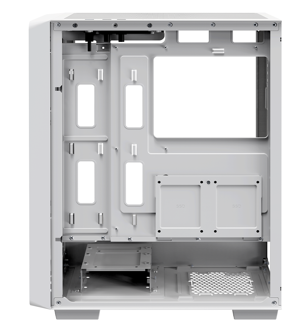 Корпус Ocypus Gamma C60 (Gamma-C60-WHG000XX-GL) [Midi Tower, белый]