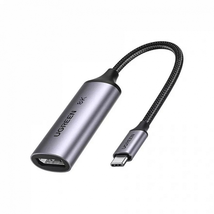 Конвертер UGREEN CM654 (15575), USB-C на DisplayPort, 8K@60Hz