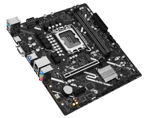 Материнская плата ASUS PRIME H810M-K, LGA1851 H810 2xDDR5 4xSATA 1xM.2 1xPCIe 4.0 HDMI D-Sub mATX
