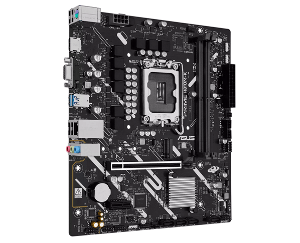 Материнская плата ASUS PRIME H810M-K, LGA1851 H810 2xDDR5 4xSATA 1xM.2 1xPCIe 4.0 HDMI D-Sub mATX