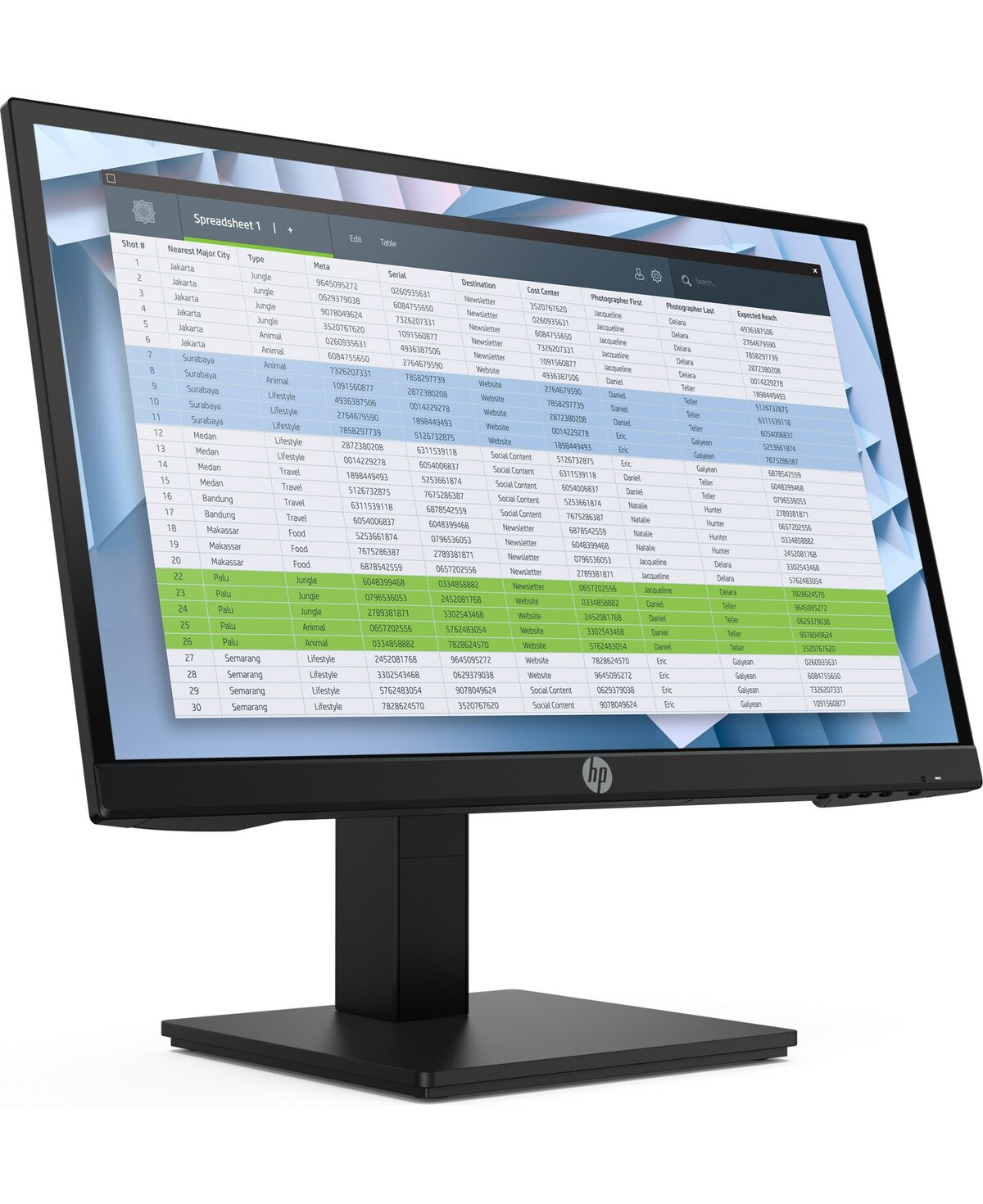 Монитор HP P22 (1A7E4AA), [21.5" IPS, 1920x1080, 60 Гц, 5 мс, VGA (D-Sub), HDMI, DisplayPort]