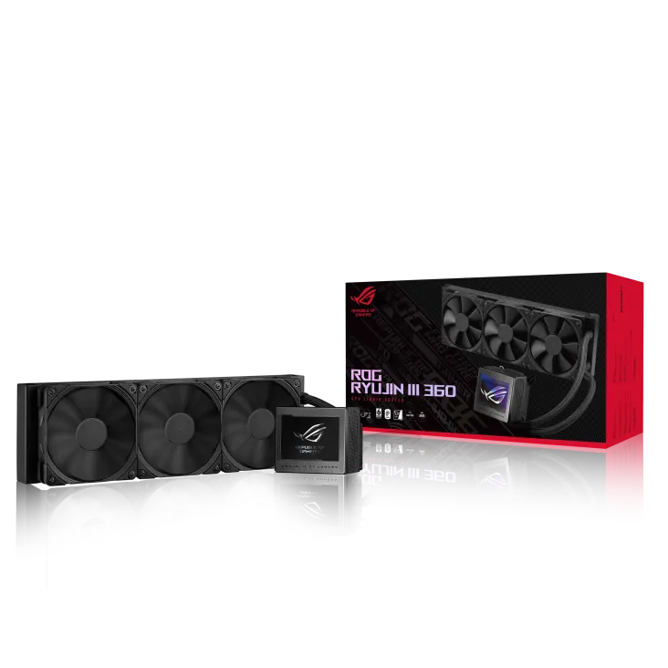 Система охлаждения Asus ROG RYUJIN III 360 [120 мм, 2000 об/мин, 29.7 дБ]