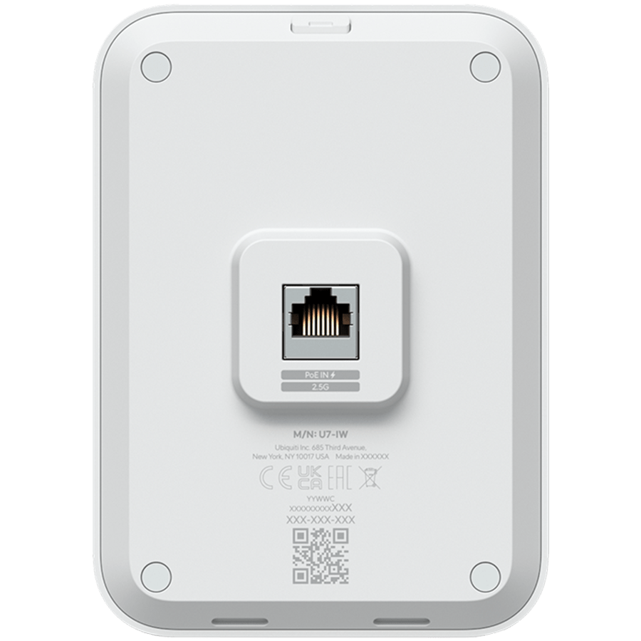 Устройство беспроводного доступа Ubiquiti UniFi U7-IW, WiFi 7, PoE, 2.5GbE - купить в интернет-магазине Forcecom.kz Устройство беспроводного доступа Ubiquiti UniFi U7-IW, WiFi 7, PoE, 2.5GbE