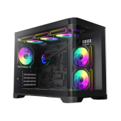 Корпус GameMax HYPE-M Black (9101-0000R0185) [Mini Tower, 1 x 120 мм, черный]