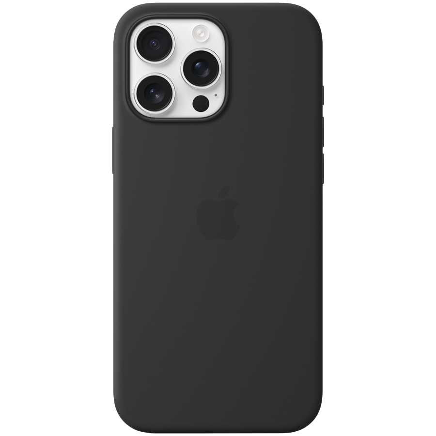 iPhone 16 Pro Max Silicone Case with MagSafe - Black (MYYT3ZM/A), Model A3316