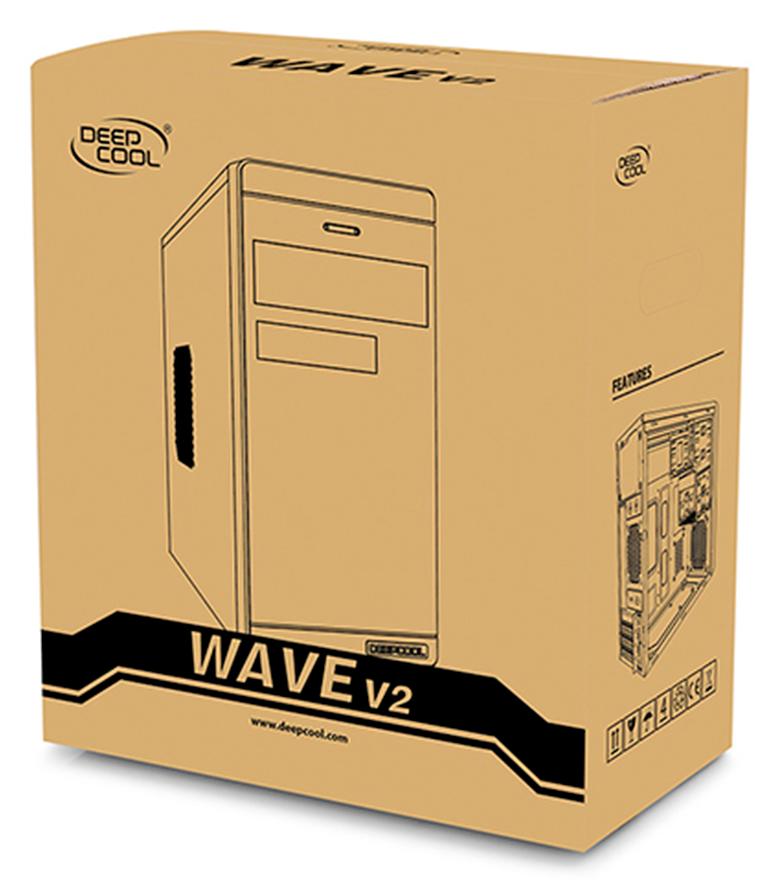 Корпус ПК Deepcool, WAVE V2, без БП - купить в интернет-магазине Forcecom.kz Корпус ПК Deepcool, WAVE V2, без БП