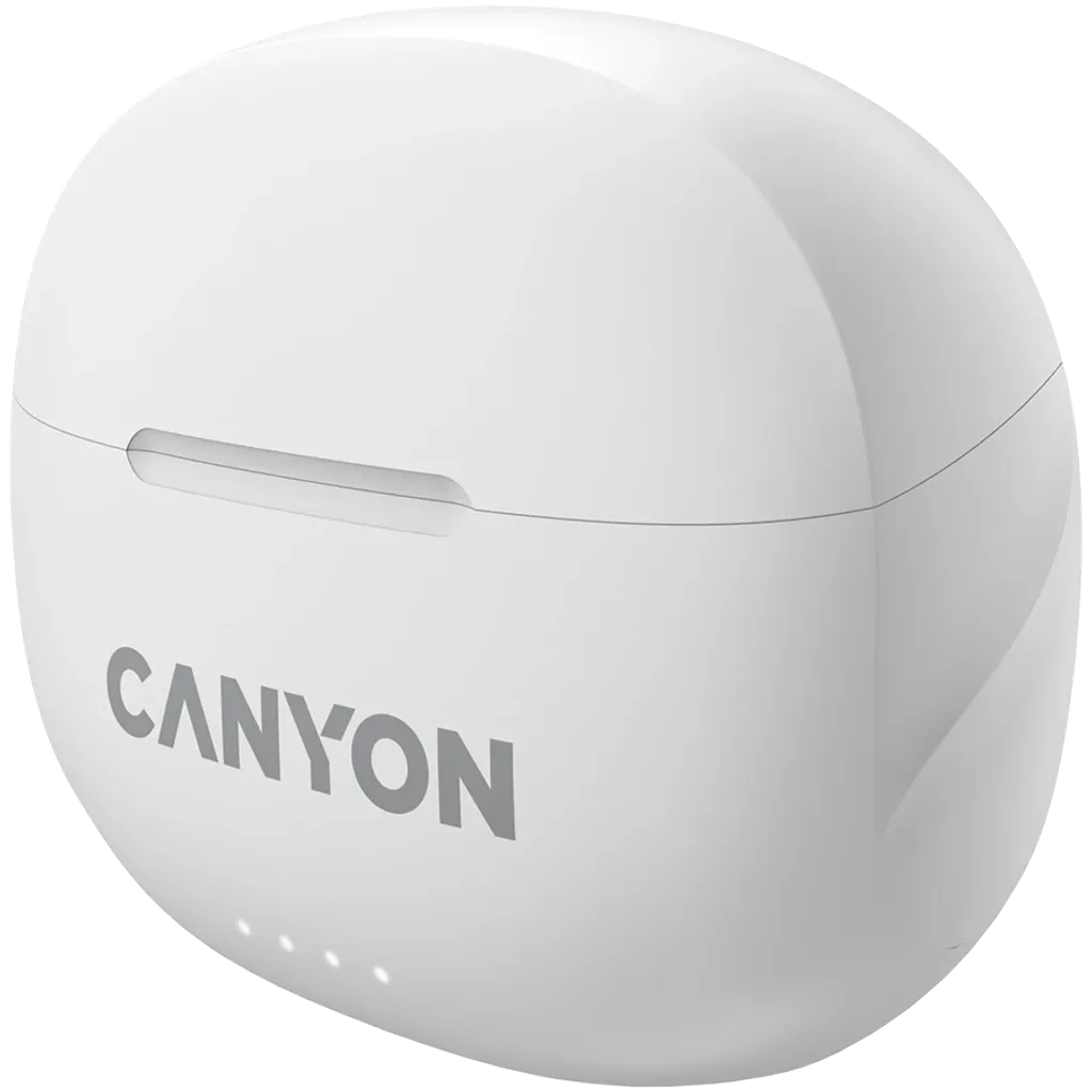 Беспроводная стереогарнитура CANYON headset TWS-8  ENC Белый