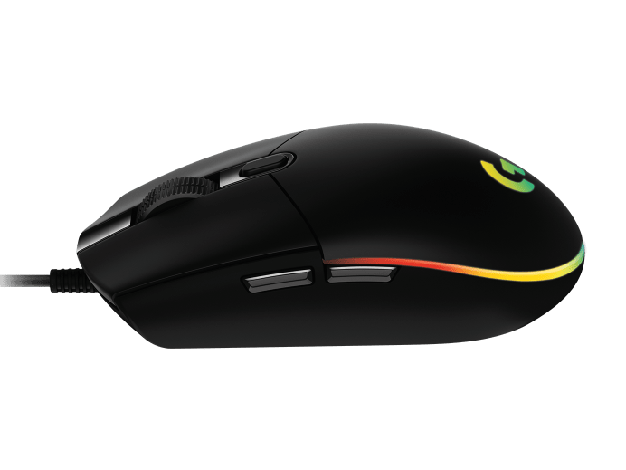 Мышь Logitech G102 LightSync (910-005823) [проводная, светодиодная, 8000 DPI, 1000 Гц, подсветка, черная]