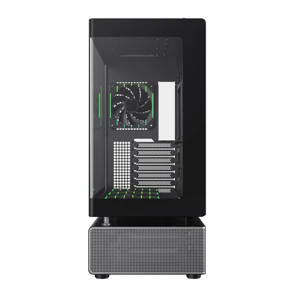 Корпус Gembird N90 BG Grey (1118-3090R0002) [Midi Tower, 3 x 120x120 мм, серый]