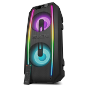 SVEN PS-740, черный, акустическая система (100W, TWS, Bluetooth, FM, USB, microSD, 4400mA*h)