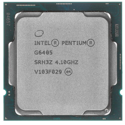Процессор Intel Pentium Gold G6405 [LGA 1200, 2 x 4100 МГц, TDP 58 Вт, OEM]
