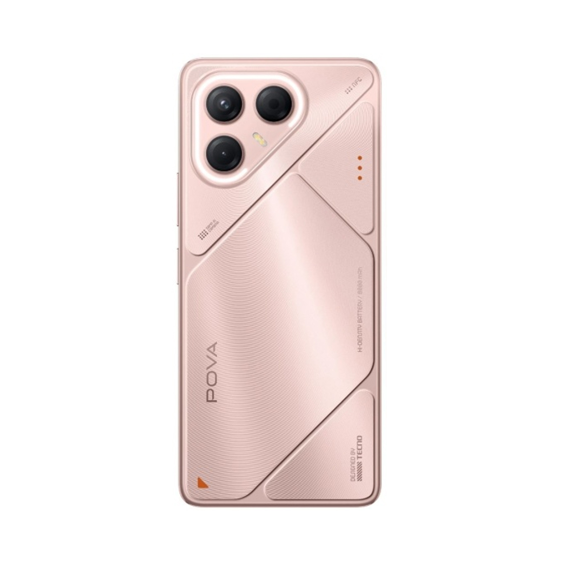 Смартфон Tecno POVA 7 5G [6.78”, 128 ГБ, 8 ГБ, Розовый]