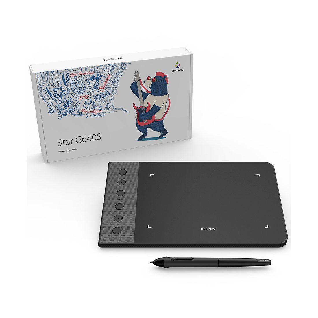 Графический планшет XP-Pen Star G640S, 5080 lpi/ 6" х 3.75"/ Чёрный
