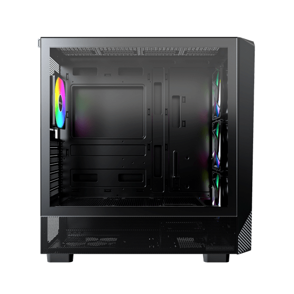 Корпус Montech X5 (B) [Midi Tower, 3 × 140 мм, 1 × 120 мм, Черный]