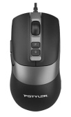 Мышь A4Tech Fstyler FM50S Plus [проводная, светодиодная, 4000 DPI, 1000 Гц, черная]